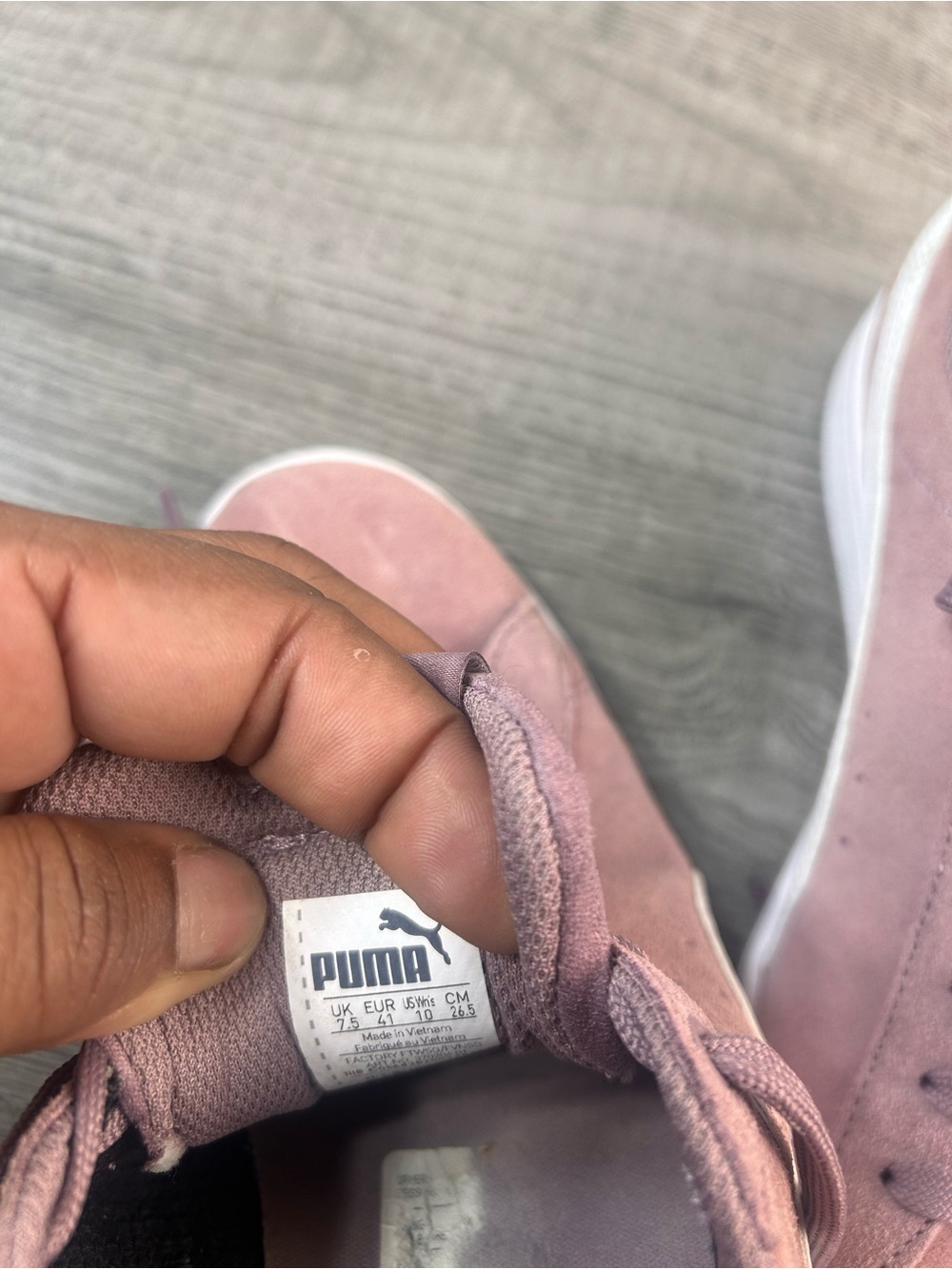 PUMA Suede Classic Women's Sneakers in Dusty Pink Size 7.5 - Picture 10 of 10